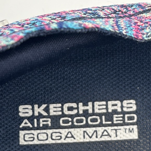 Skechers Shoes Womens Size 8.5 Blue Slip-On Go Walk Goga Max Sneakers Comfort - Picture 11 of 16